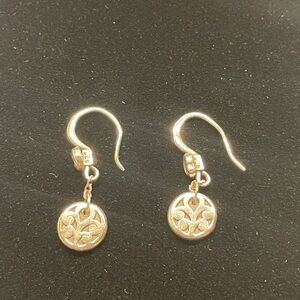 Elegant silver dangle earrings